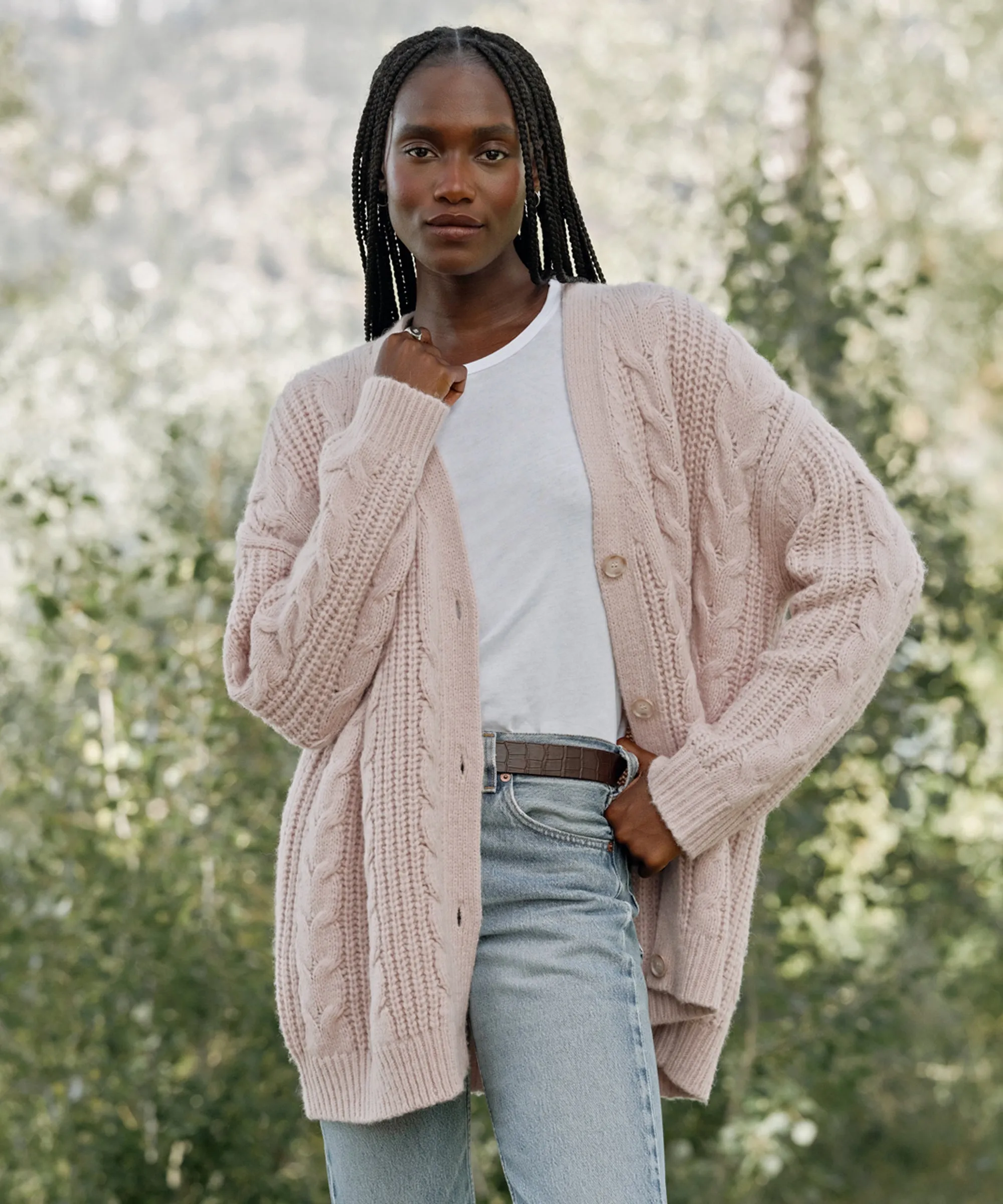 Cable Cocoon Cardigan