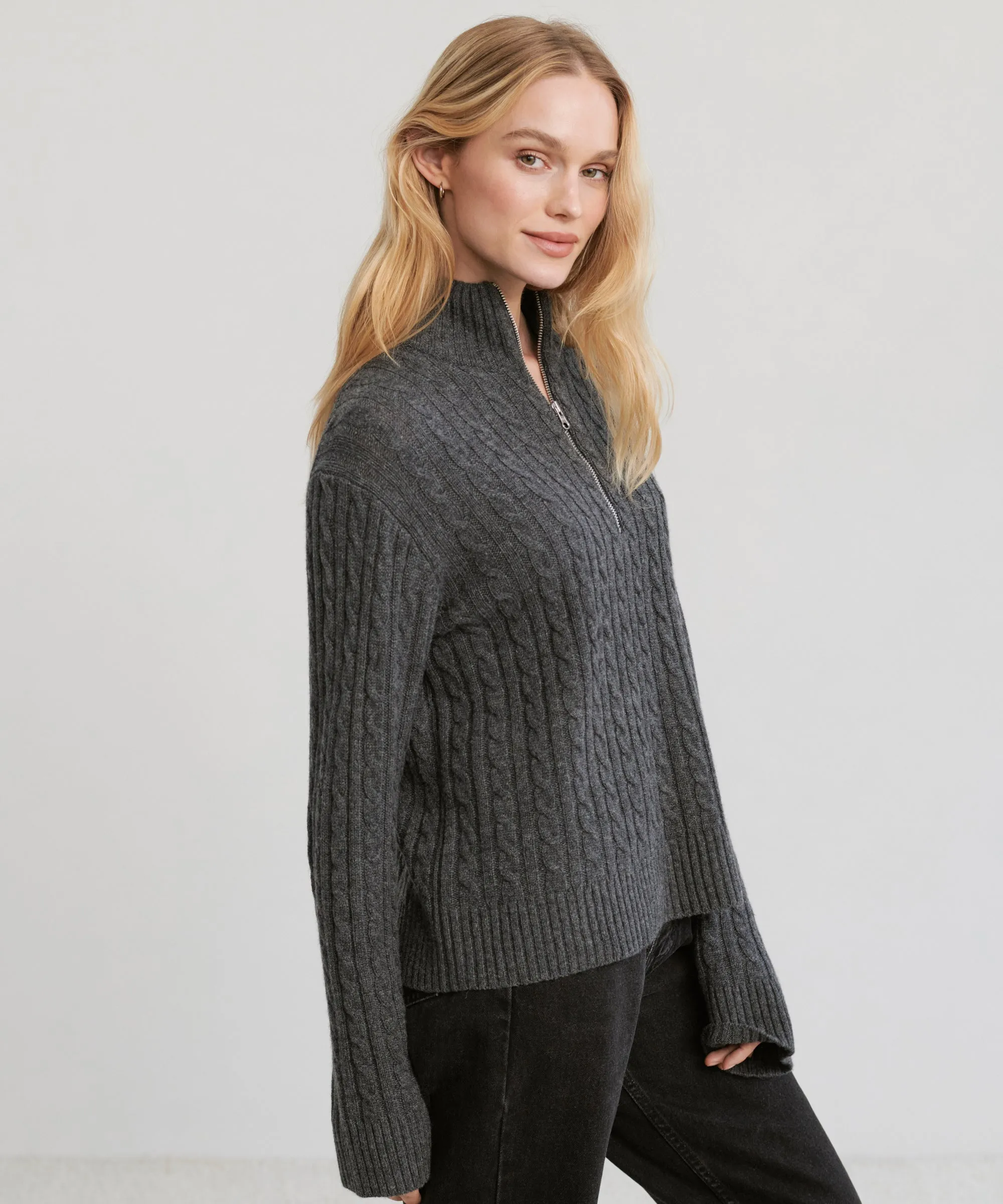 Cable Nell Half Zip