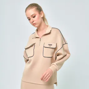 CAKENIS CLUB BIRDIE TOP IN BEIGE