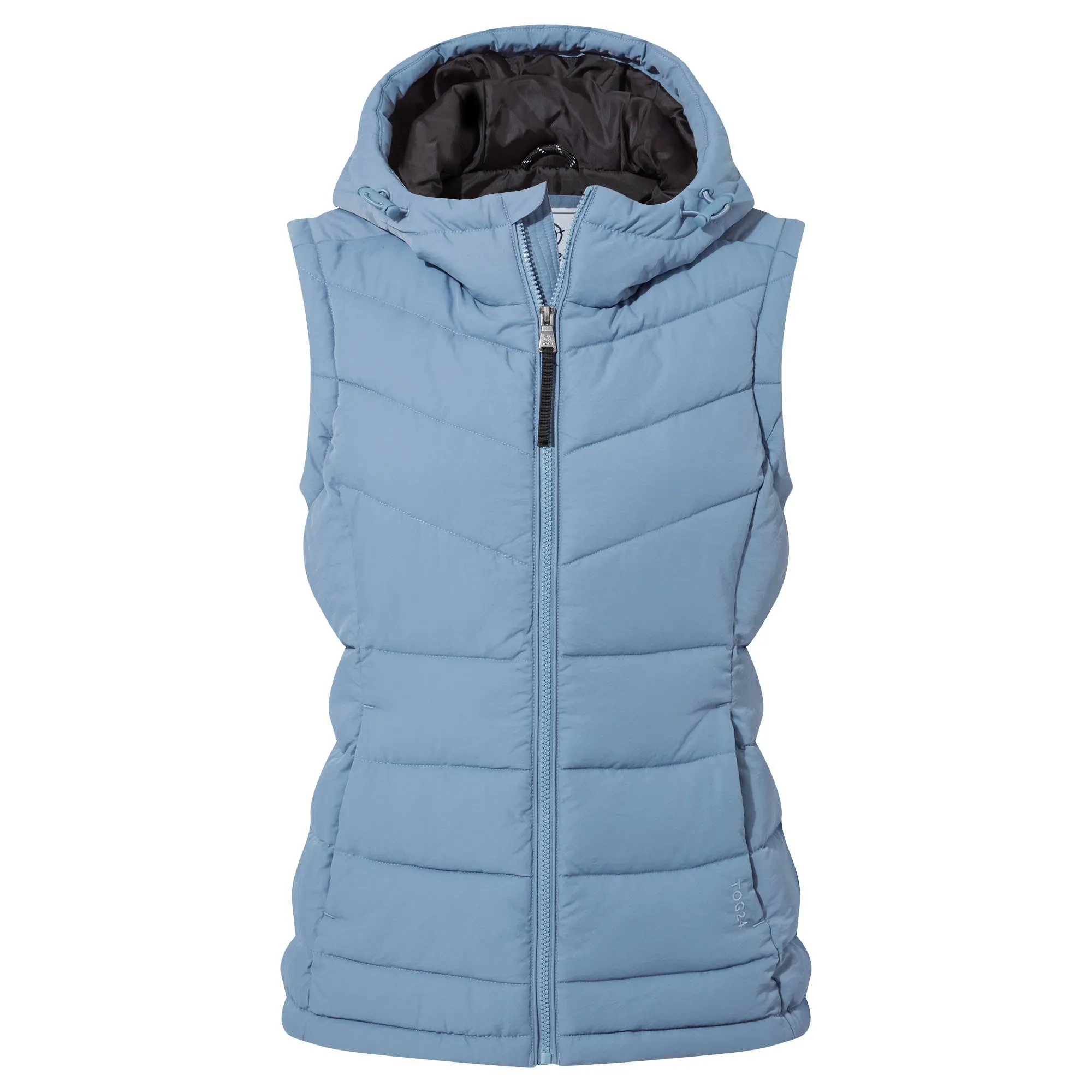 Calvo Womens Padded Gilet - Misty Blue