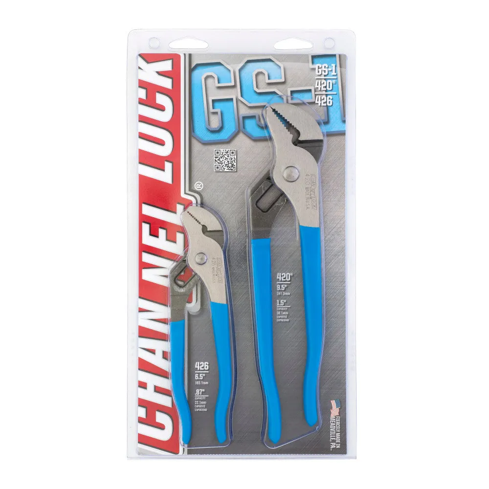 Channellock GS-1 2pc Tongue & Groove Set, 6.5", 9.5"