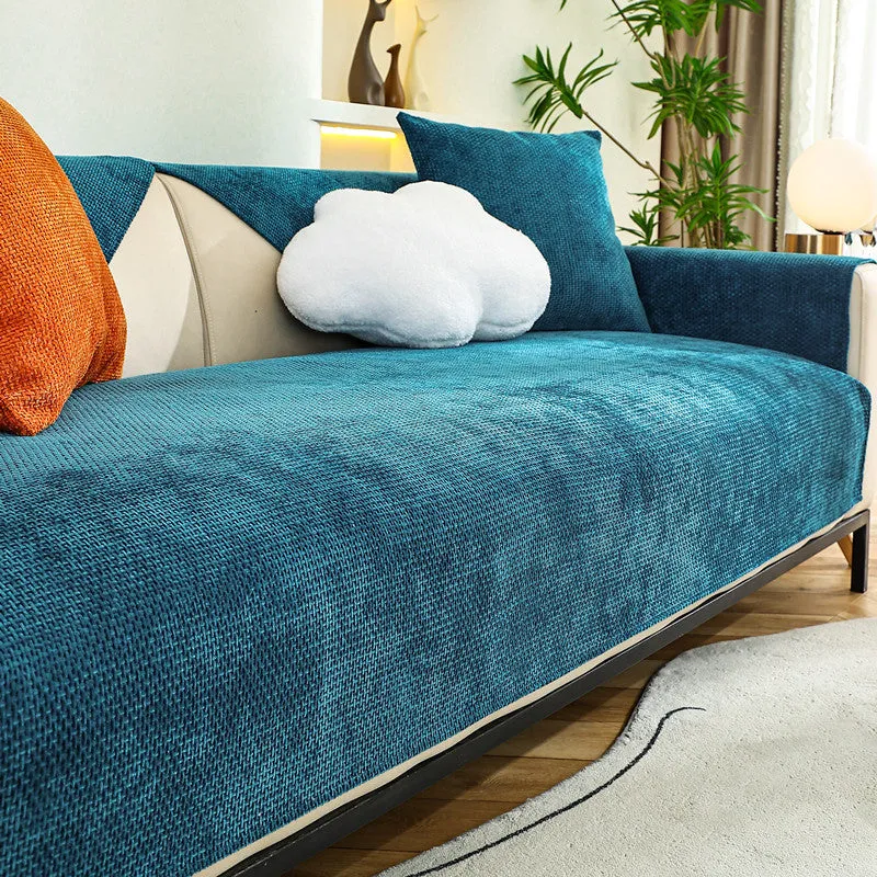 Chenille Modern Minimalism Non-Slip Washable  Sofa/Couch Cover