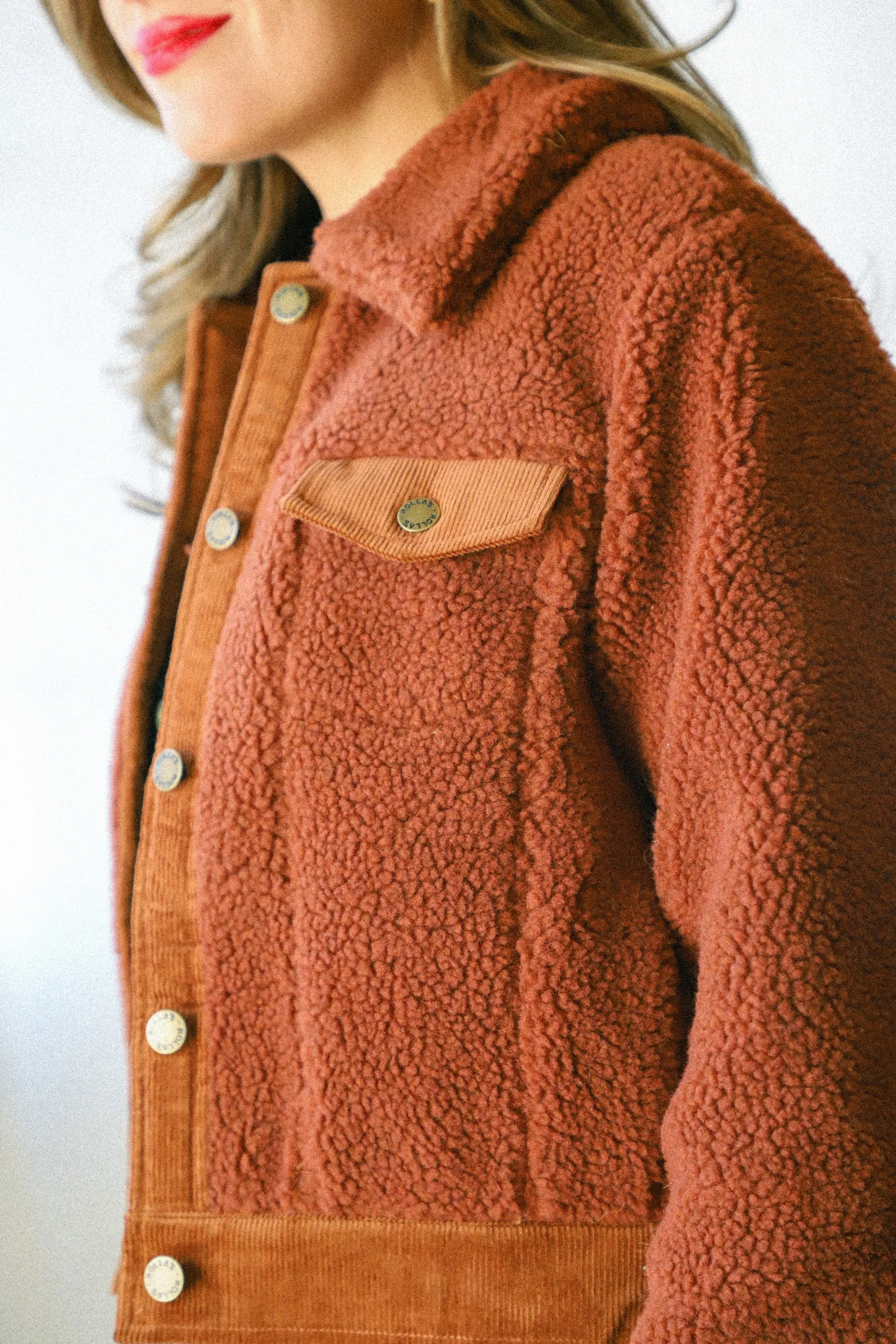 Chestnut Sherpa Trucker Jacket