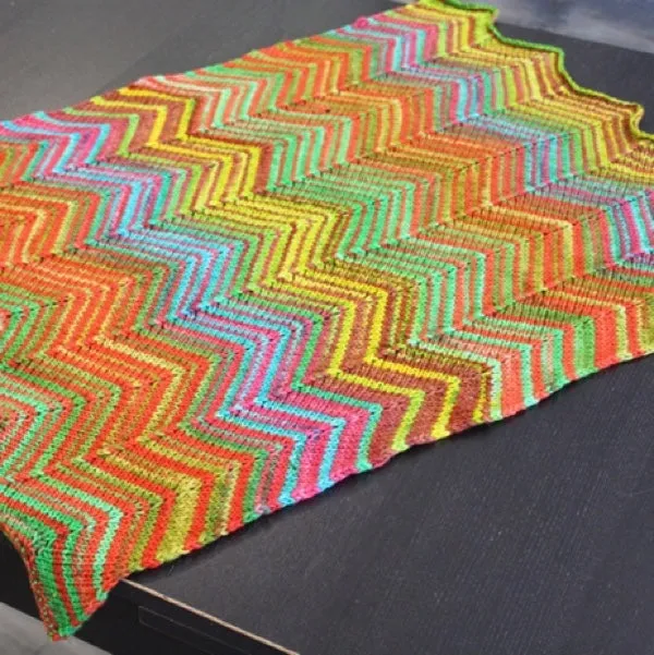 Chevron Baby Blanket Project