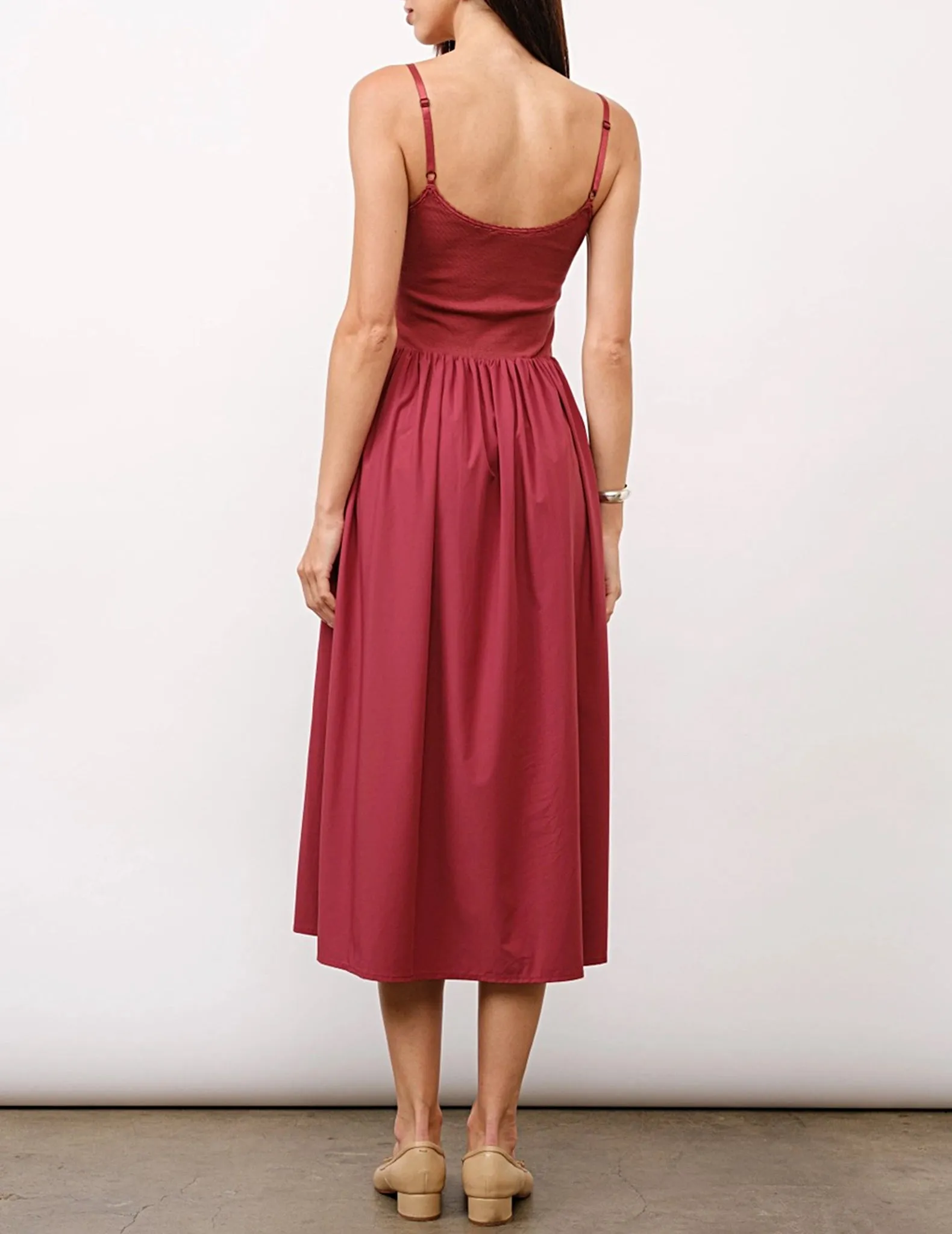 Chloe Drop Waist Midi Dress