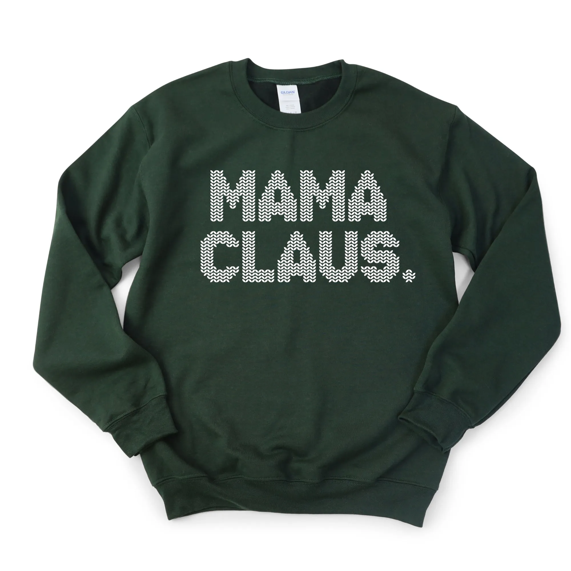 Christmas Mama Claus, Daddy Claus, and Spoiled Reindeer Family Sweatshirt set