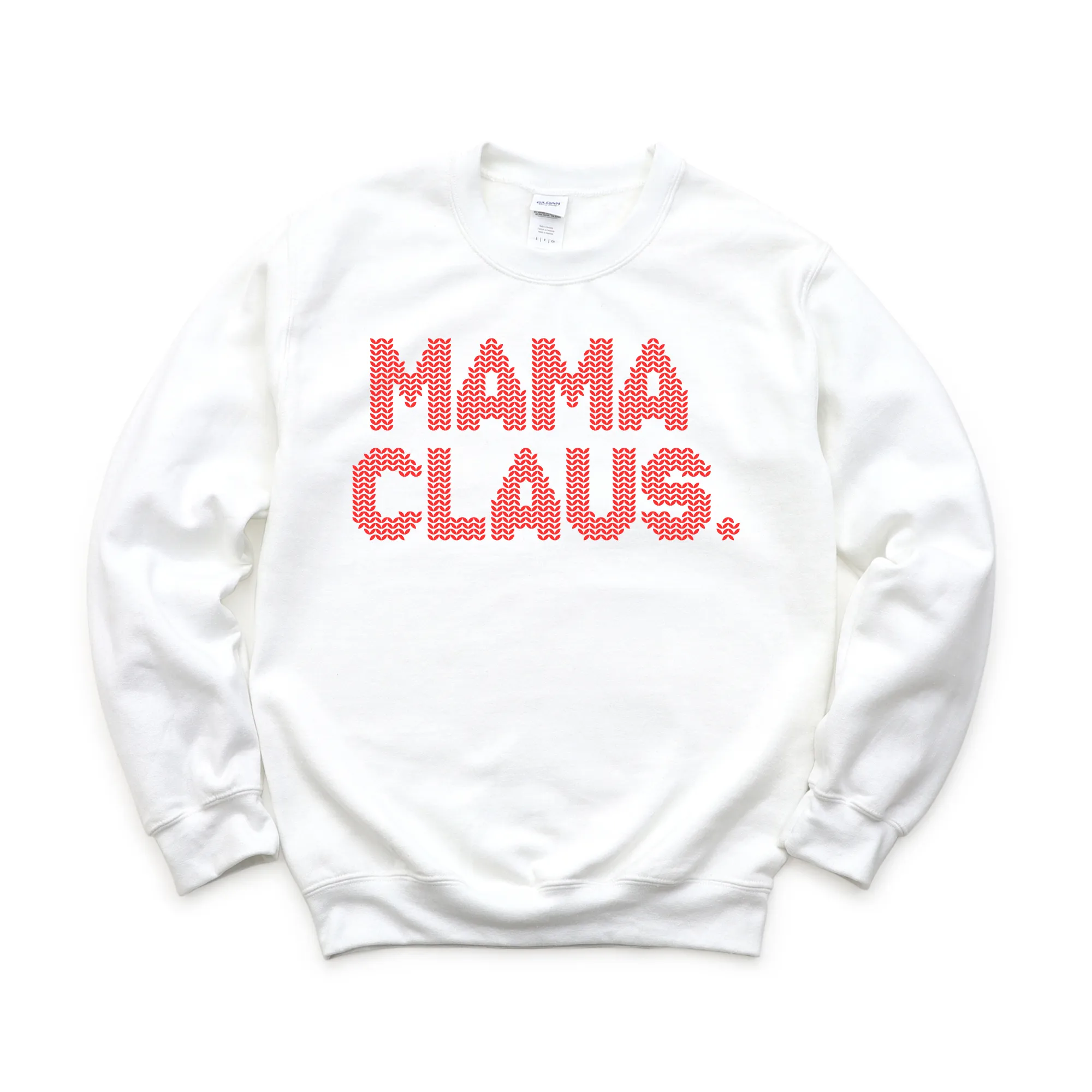 Christmas Mama Claus, Daddy Claus, and Spoiled Reindeer Family Sweatshirt set