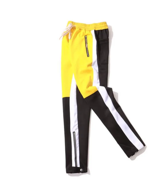 Color Block Patchwork Sweatpants