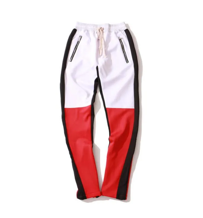 Color Block Patchwork Sweatpants