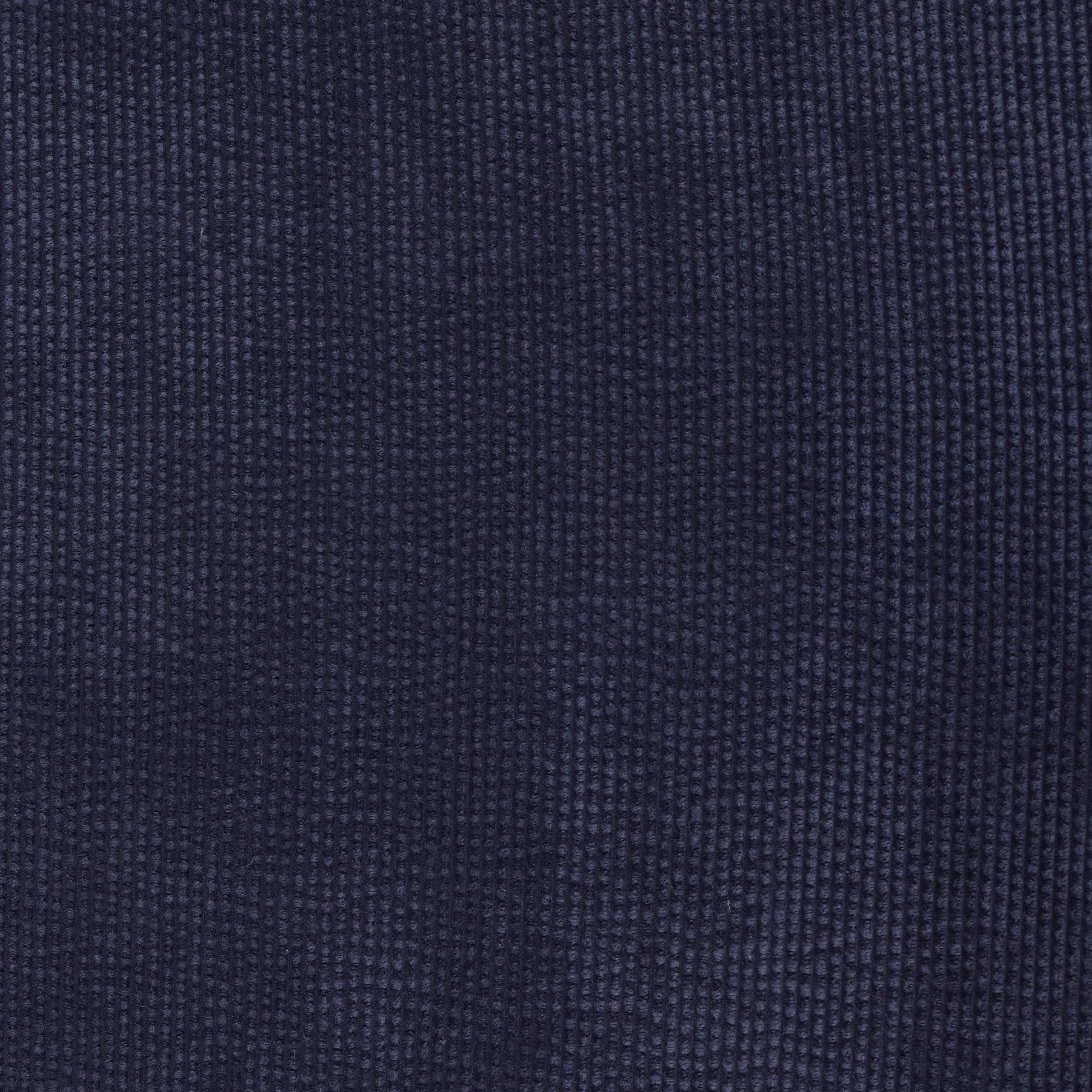 Corduroy Faux Fur Back - Navy Blue