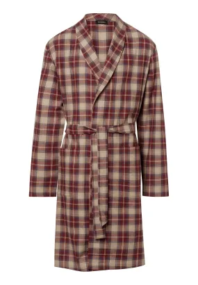 Cozy Comfort Cotton Flannel Robe | Homey Check 75729-2388