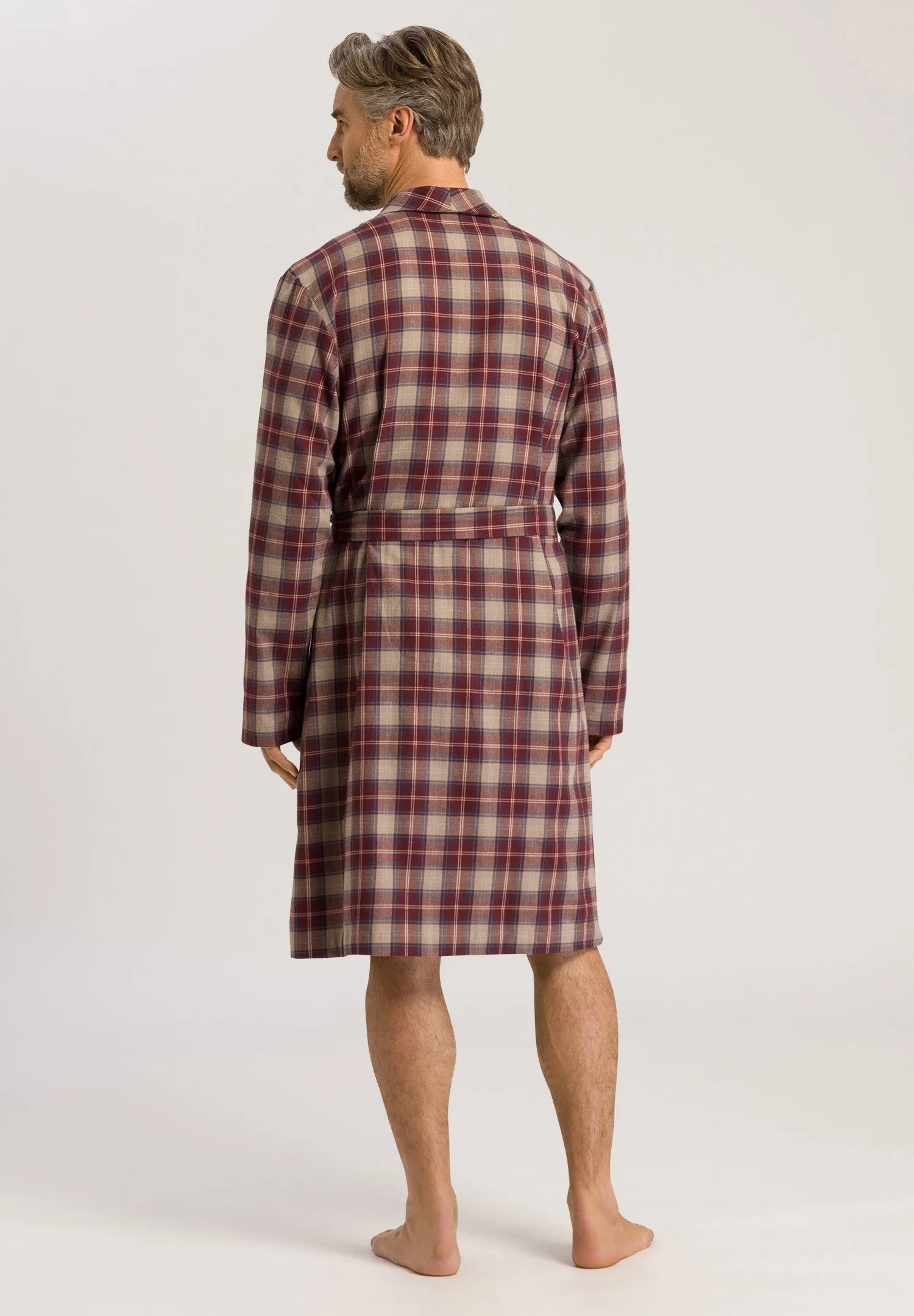 Cozy Comfort Cotton Flannel Robe | Homey Check 75729-2388