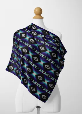 Cree Confederacy Midnight Satin Shawl