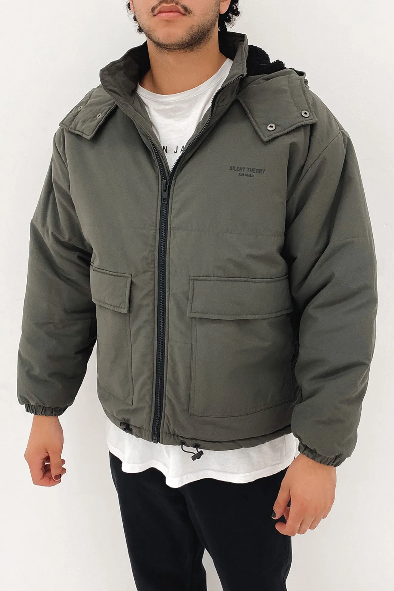 Defeat Nylon Jacket Khaki