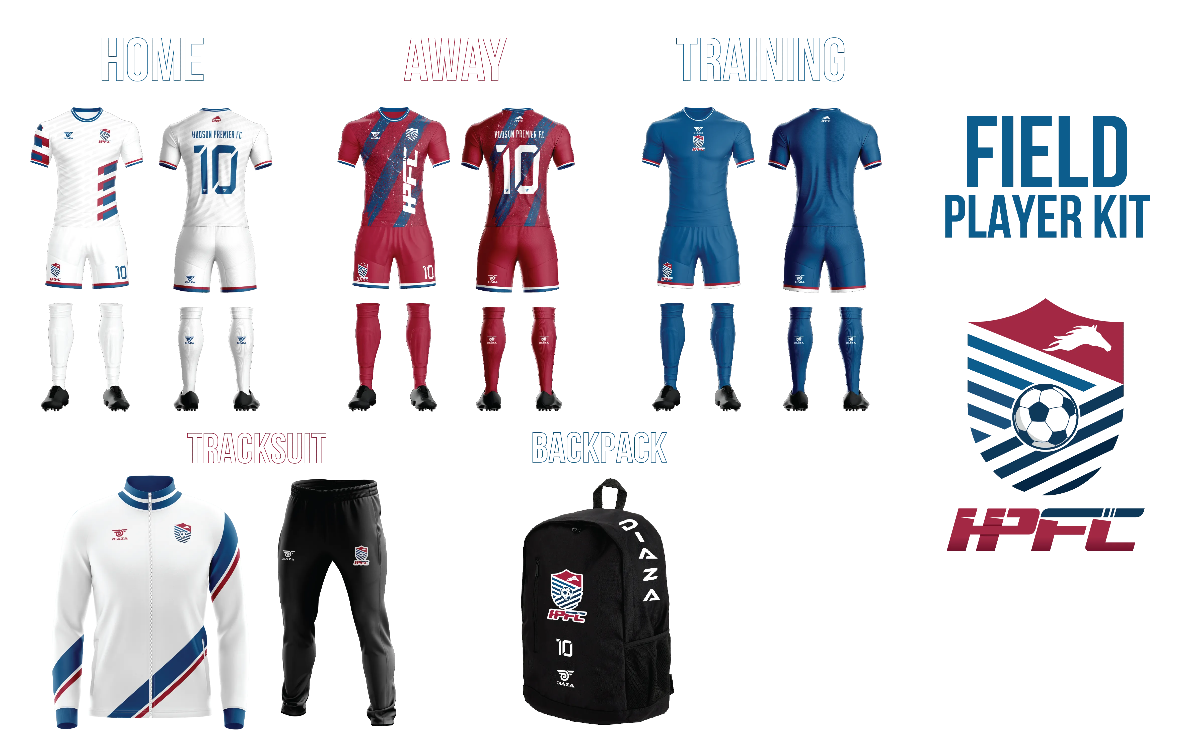 Diaza Field Players Kits