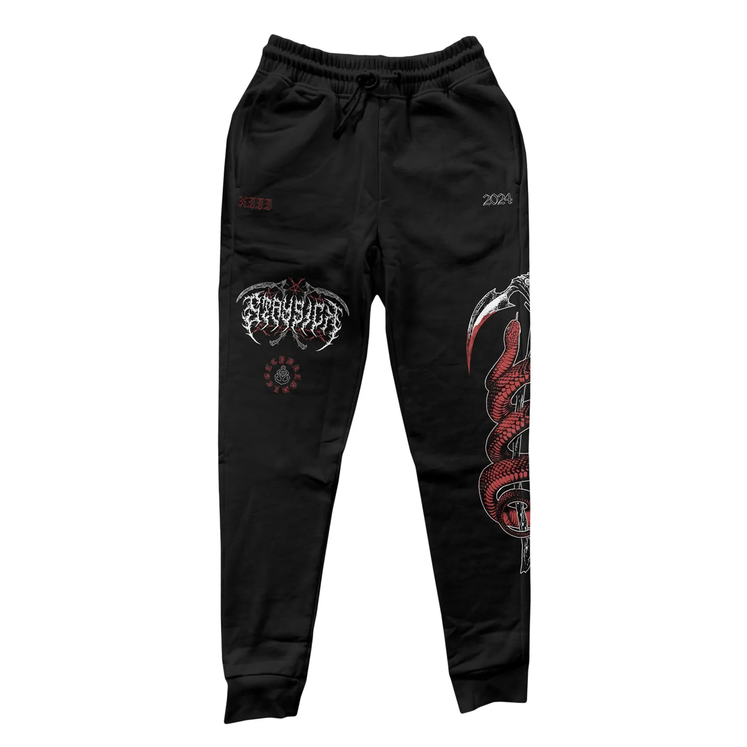 Do Unto Others Black Jogger Pants