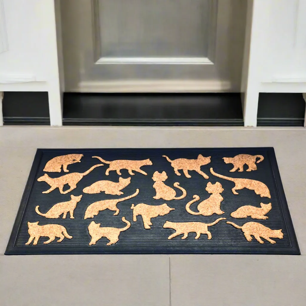 Durrus Pets Cat Rubber & Coir Heavy Duty Door Mat