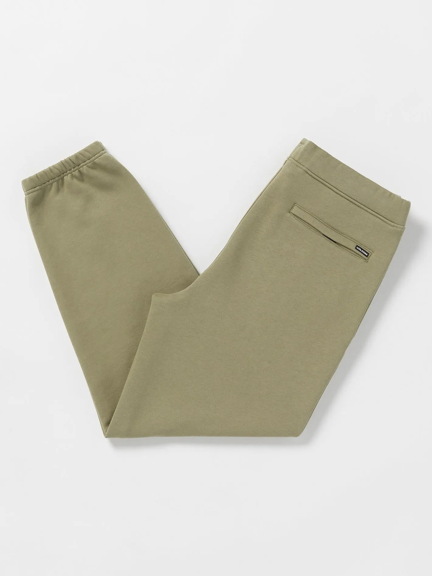 Earth Tripper Elastic Waist Fleece Pants - Thyme Green