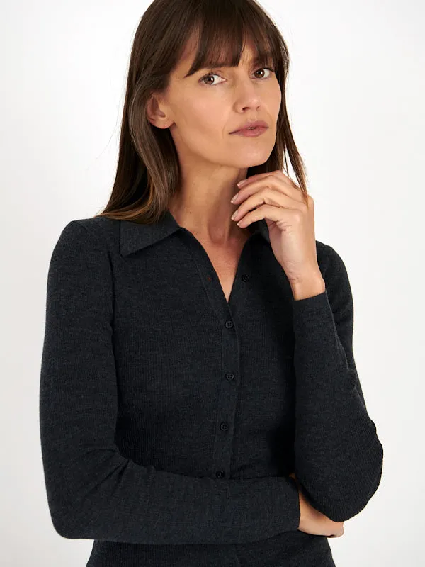 Elvira Pullover in Anthracite