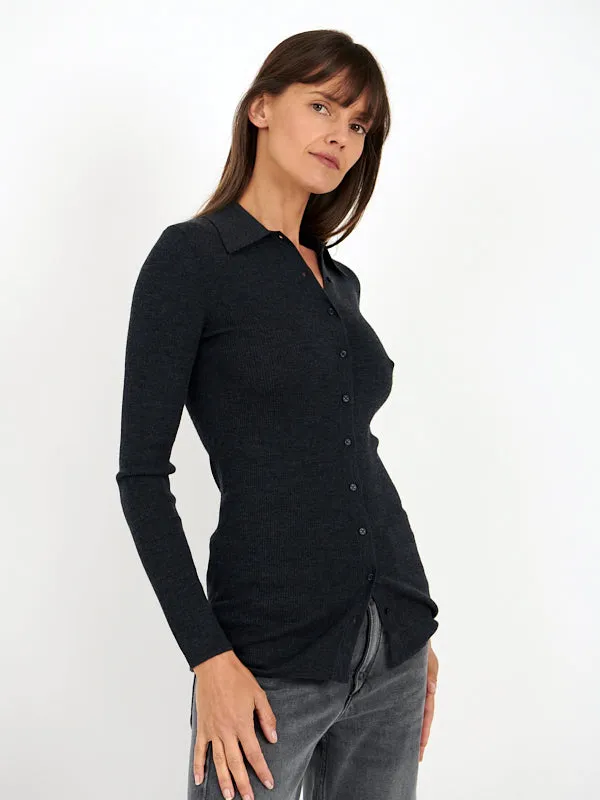 Elvira Pullover in Anthracite