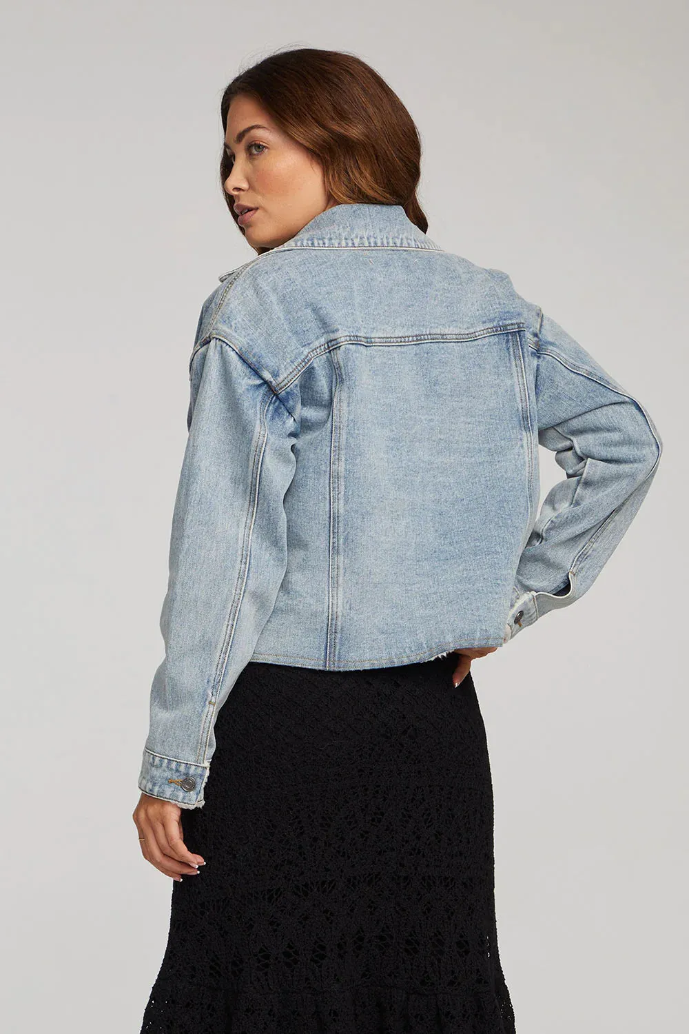 Ezra Denim Sherpa Jacket - FINAL SALE