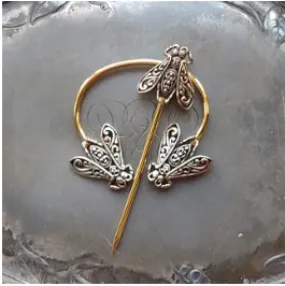 Filigree Honeybee Brooch