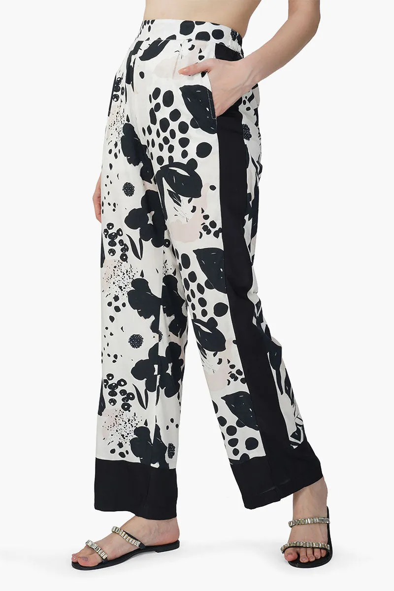 Garden Of Flowers Printed Pants