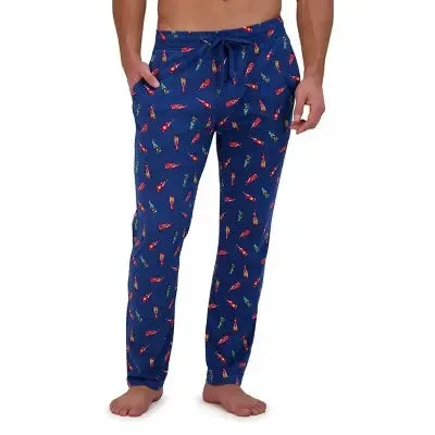 Hanes Premium Men's 2pk Hot Sauce Food Print Pajama Set