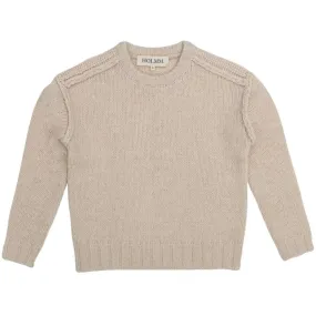 HOLMM White Scott Madsen Wool Pullover