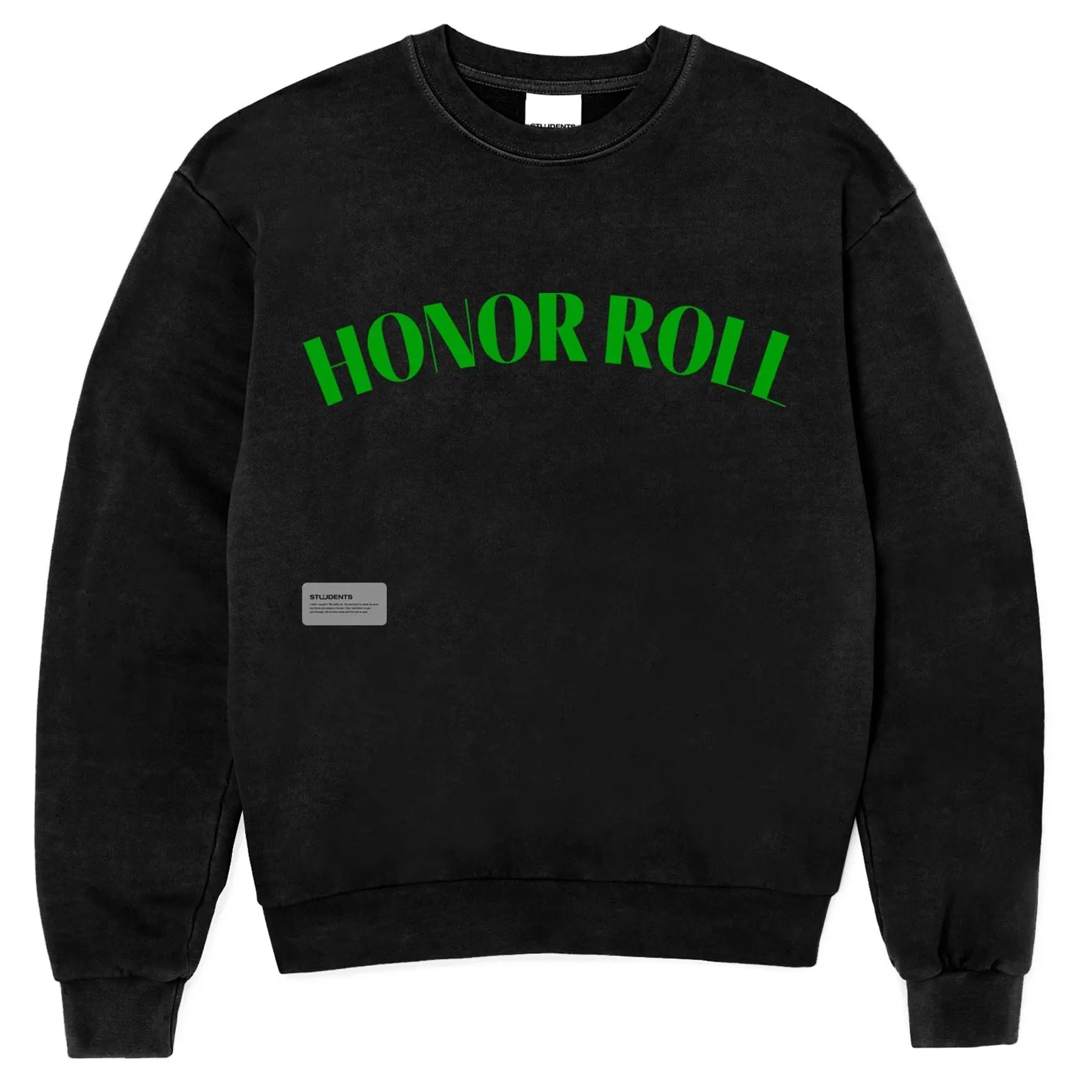 Honor Roll Crew Sweater Black - SS24