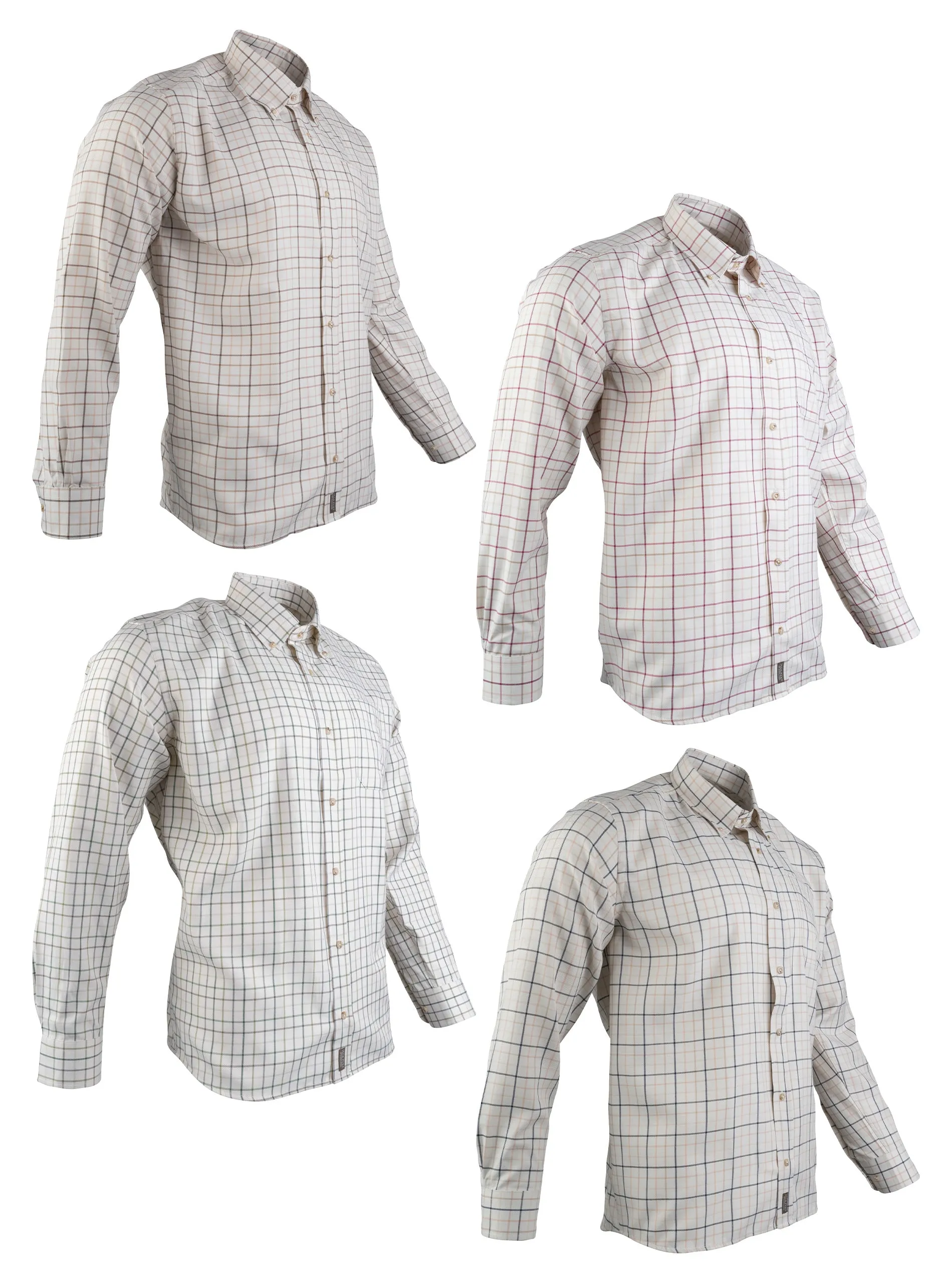 JACK PYKE Mens Countryman Check Long Sleeve Shirt