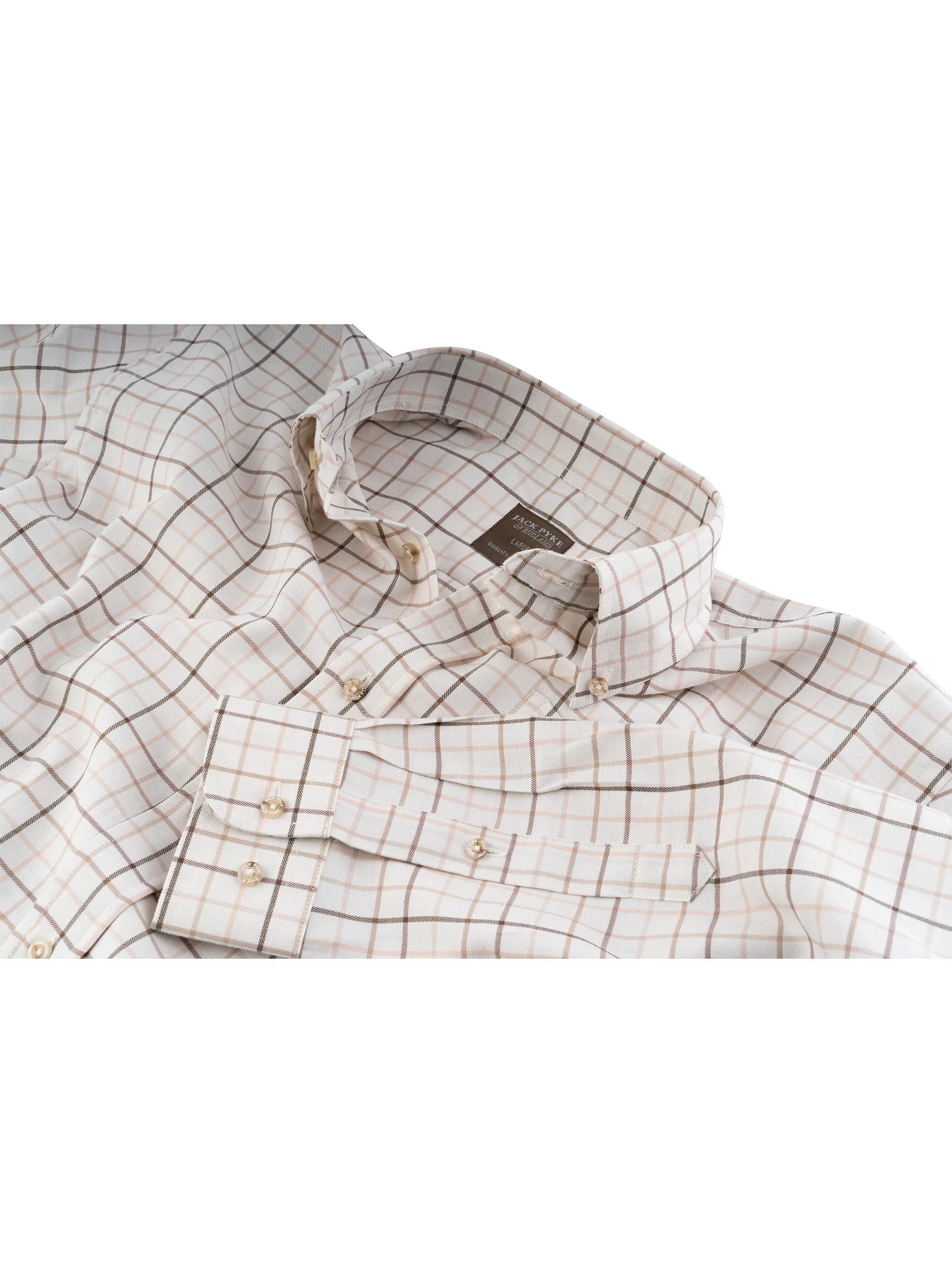 JACK PYKE Mens Countryman Check Long Sleeve Shirt