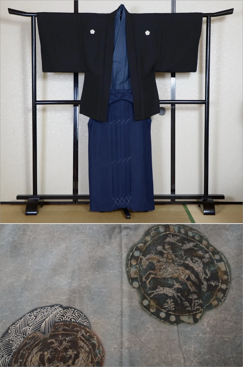 Jacket, kimono, hakama set / JKH #1-290