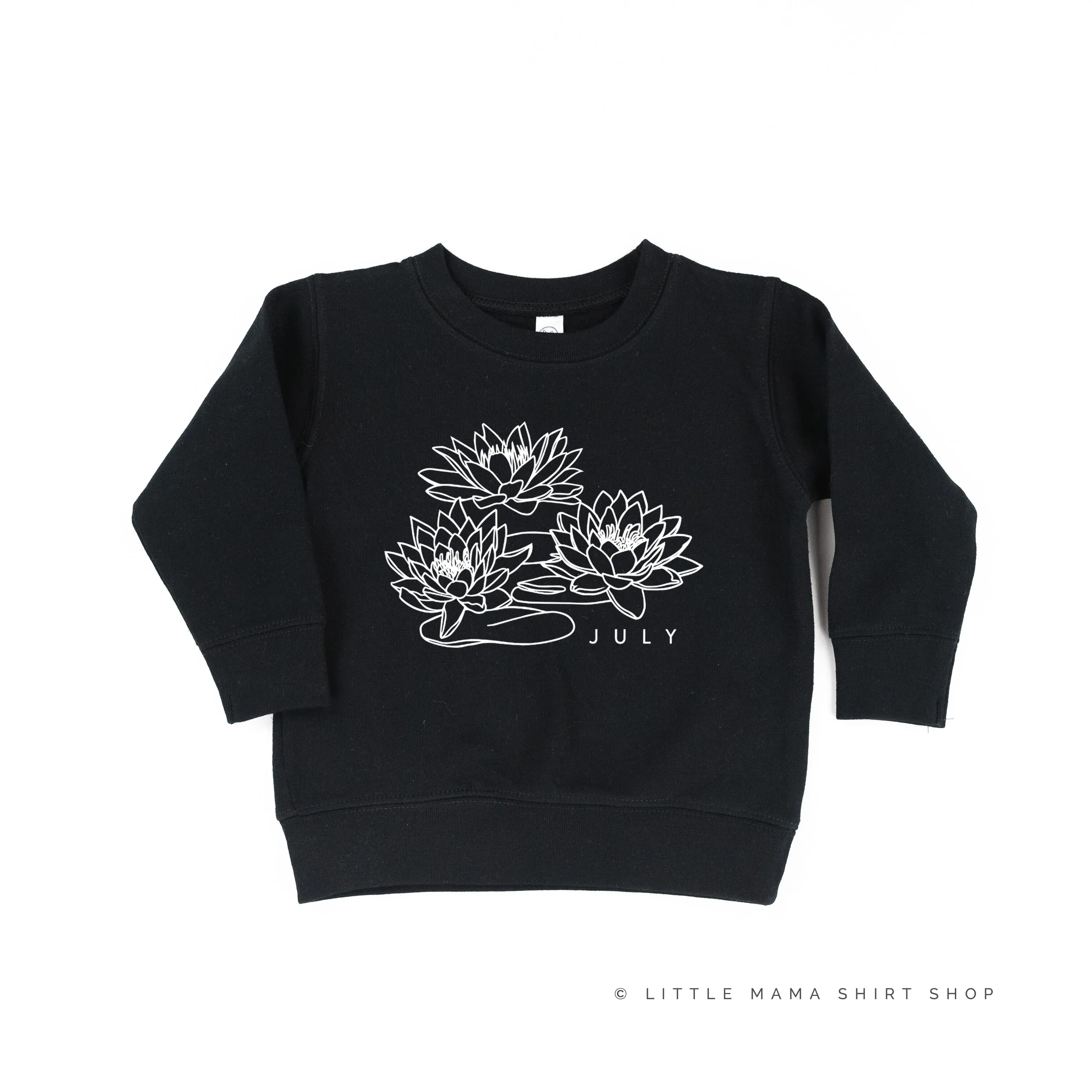 JULY BIRTH FLOWER - Lotus - Child Sweater