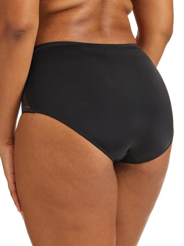 Kayser Recycled Microfibre & Recycled Lace Full Brief - Black