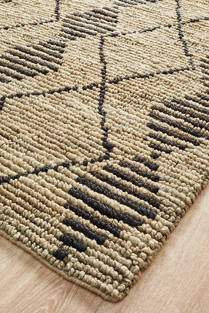 Kenya Kasa Hand Woven Tribal Jute Rug