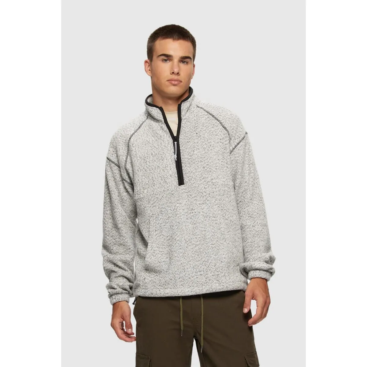 Kuwalla Hacci Half Zip Pullover Sweater