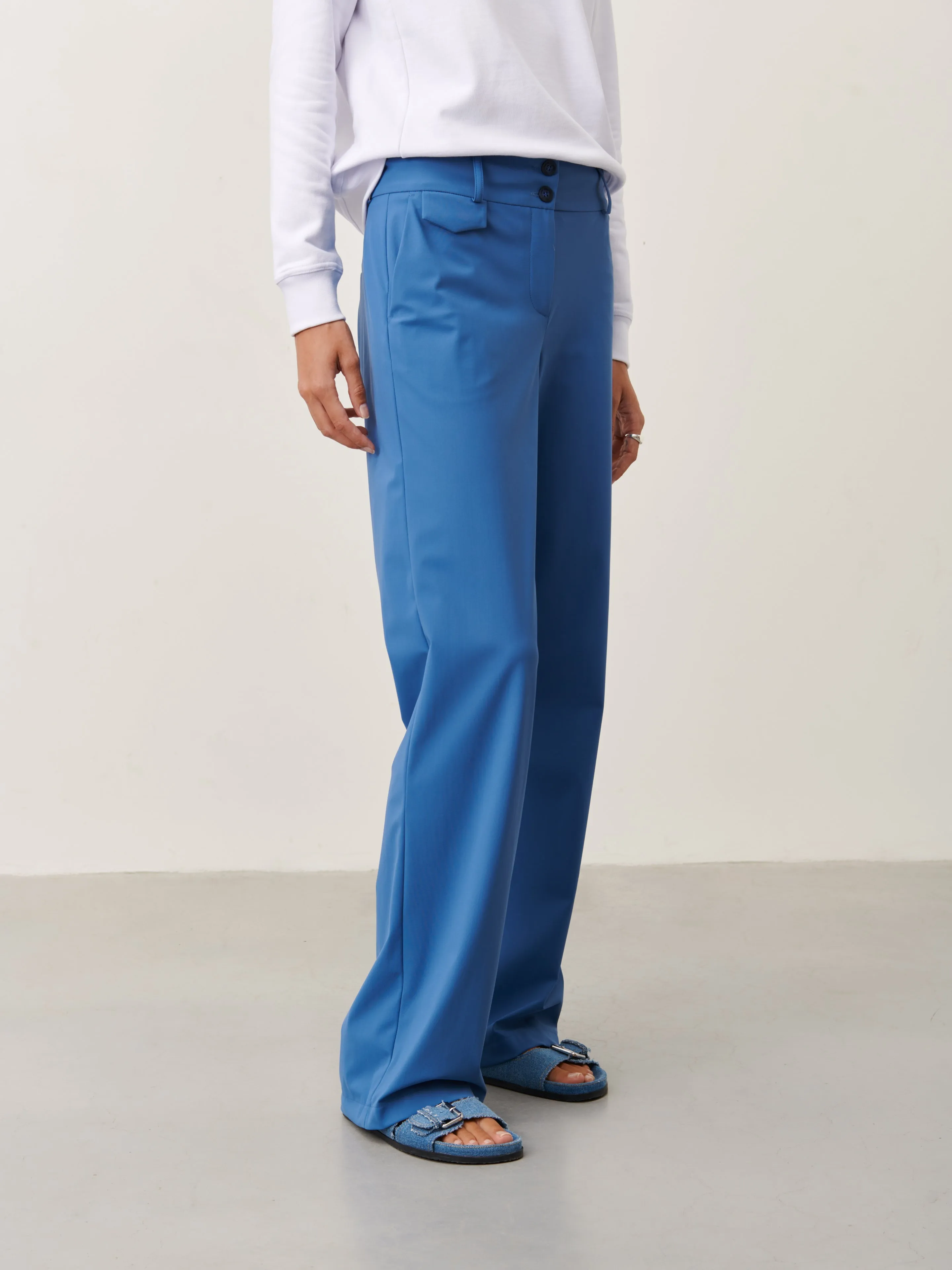 Landa Pants Technical Jersey | Mid Blue