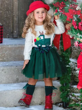 Lead The Way Plaid Tutu Skirt Set