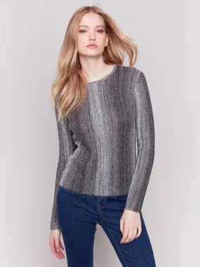 Lightweight Space Dye Yarn Sweater