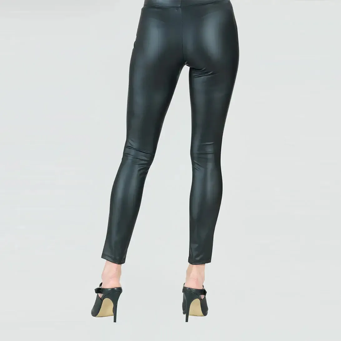 Liquid Leather™ Sheen Signature Legging: Black