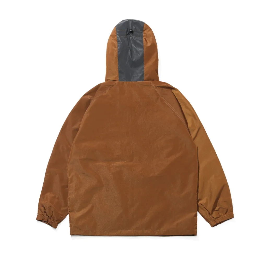 LR HOODED JACKET BROWN