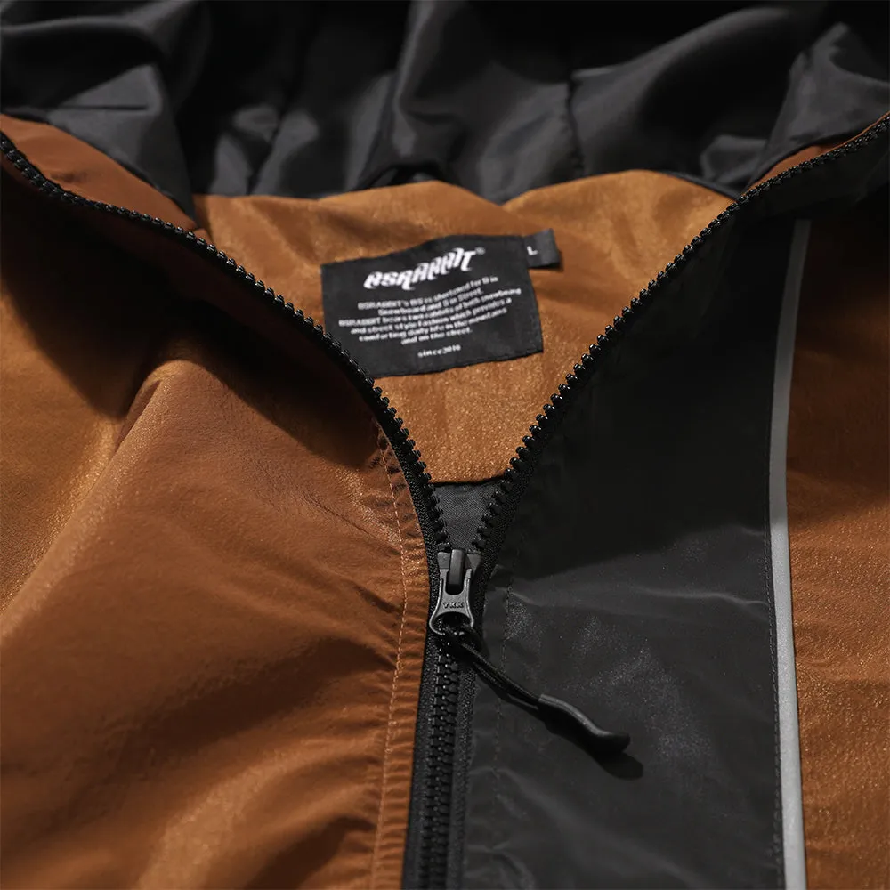 LR HOODED JACKET BROWN