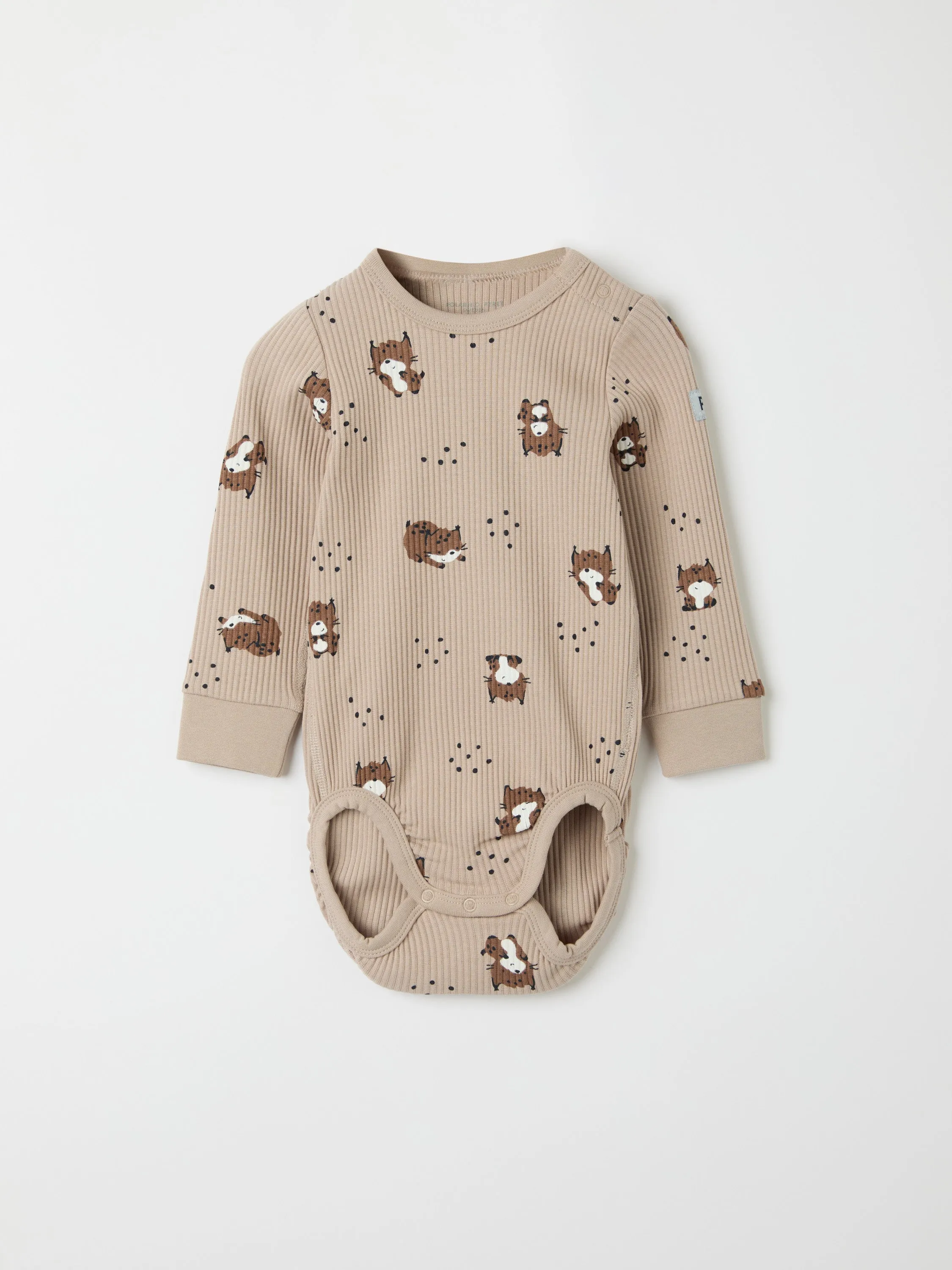 Lynx Print Babygrow