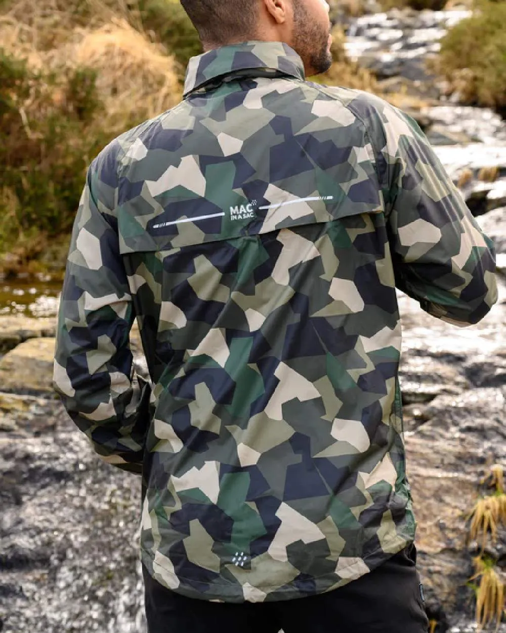 Mac In A Sac Packable Origin Camo Waterproof Jacket