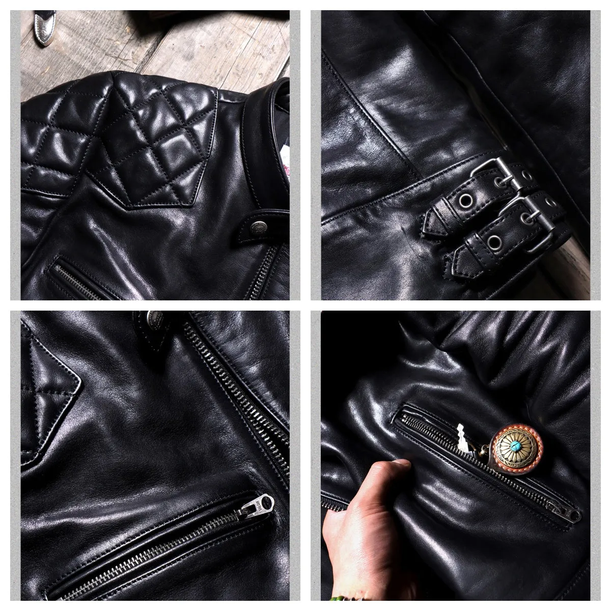 Men's Cafe Racer Leather Jacket