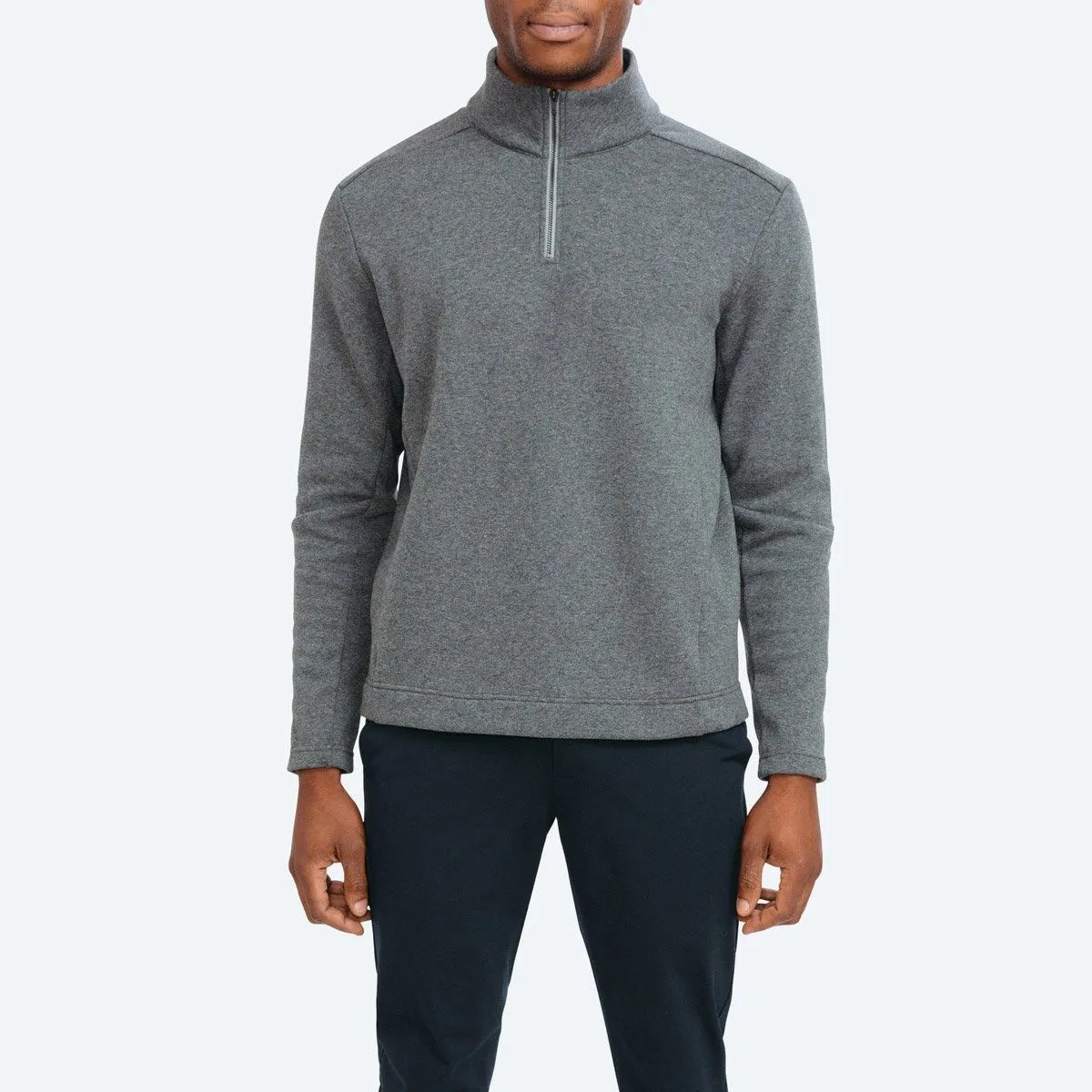 Men's Hybrid Fleece 1/4 Zip - Grey