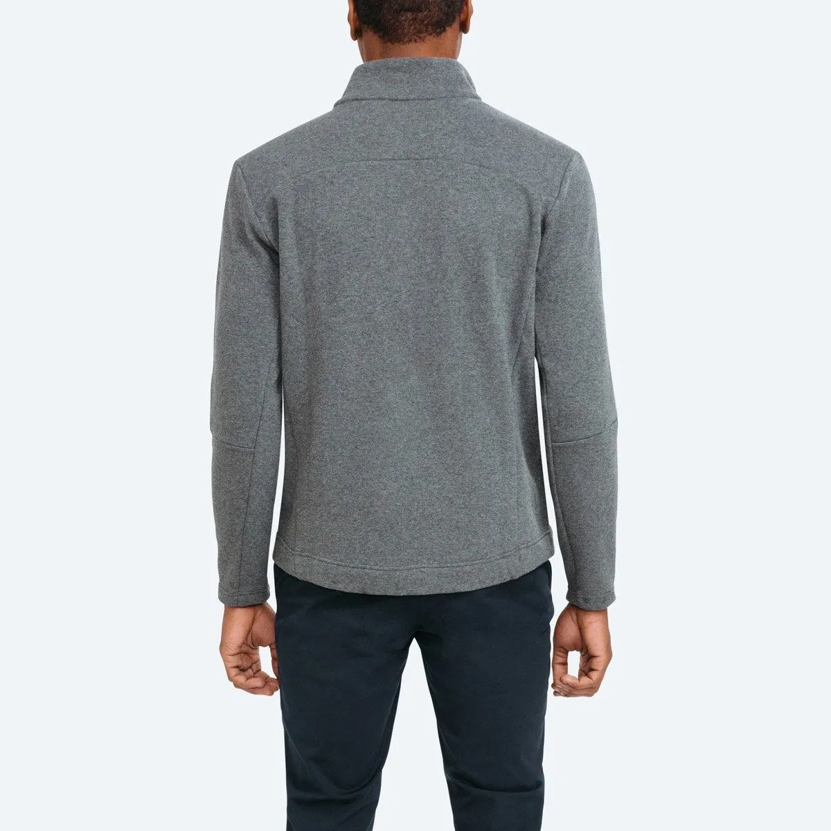 Men's Hybrid Fleece 1/4 Zip - Grey