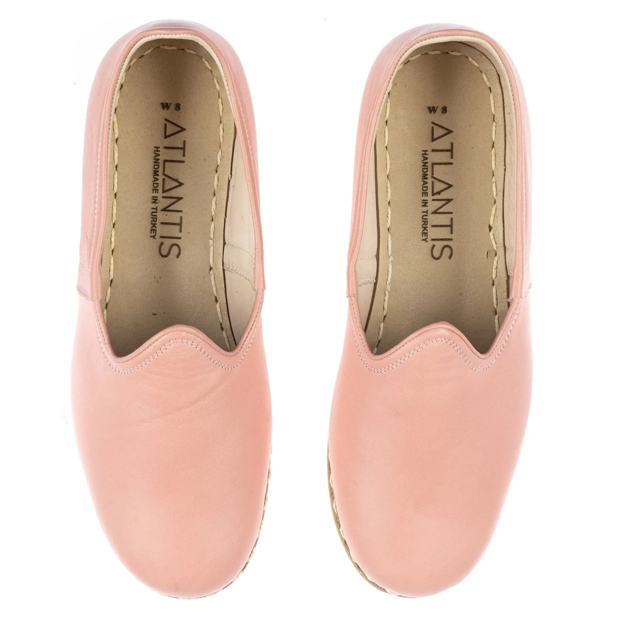 Men's Powder Pink Slip On Shoes