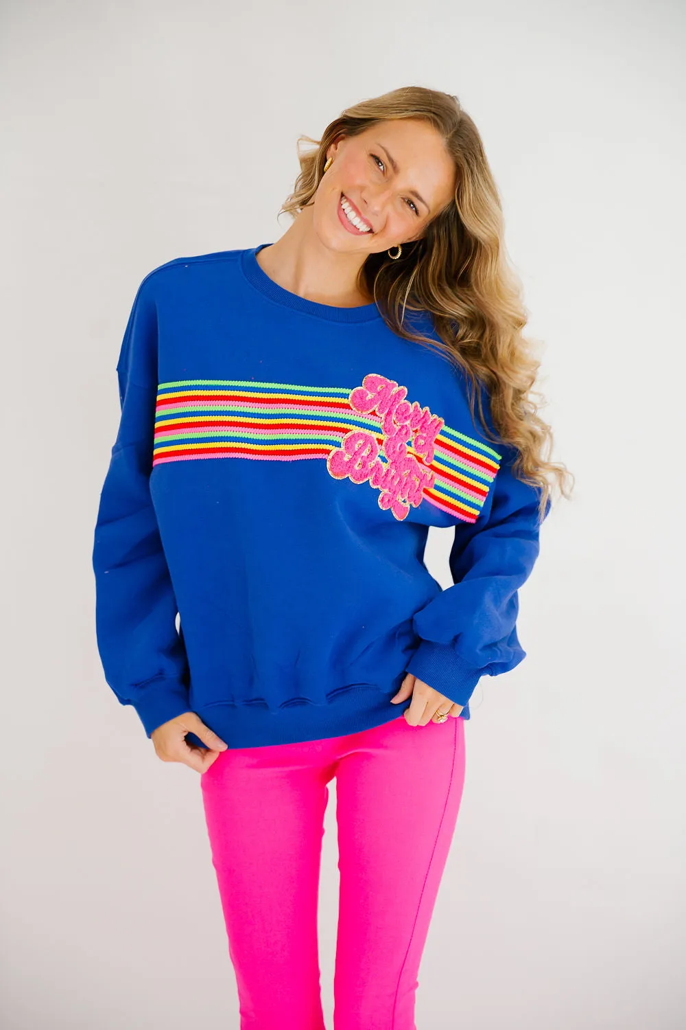 MERRY & BRIGHT ROYAL PULLOVER (PRE-ORDER)